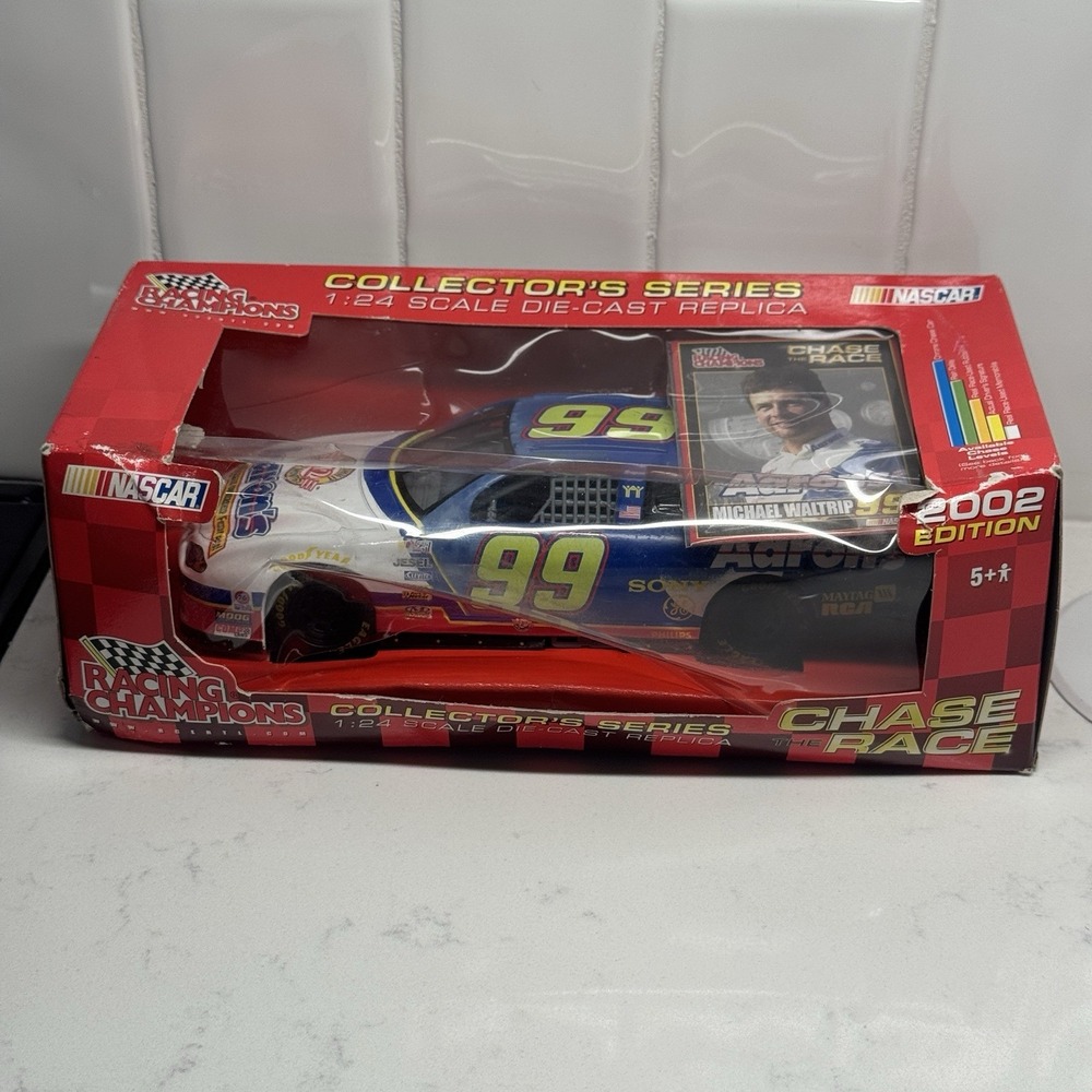 2002 Racing Champions Michael Waltrip #99 Aaron's Chevrolet NASCAR 1:24 Diecast